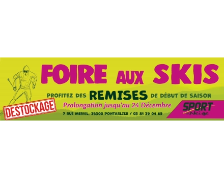 FOIRE AUX SKIS – ÉDITION EXCEPTIONNELLE DESTOCKAGE 