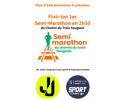 Programme d'entraînement 8 semaines - Finir ton 1er Semi-Marathon en 2h30 