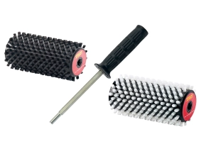 START Pack 2 Brosses Rotative 10 cm  Crin + Nylon + Manche 2.2