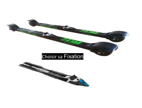 PACK R17 Ski Roues Alu Classic 700 + Fixations à Choisir