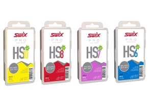 SWIX PACK Fart HS Jaune + Rouge + Violet + Bleu 60gr