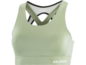 SALOMON Cross Run Bra W - Lily Pad
