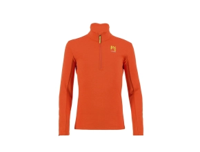 KARPOS Pizzocco Kid Half-Zip Fleece - SpicyOrange