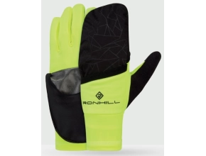 RONHILL Gants Wind-Block Flip - Black/FluoYellow