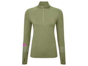 RONHILL Women's Tech AfterHours 1/2 Zip - Woodland/Thisle/Reflect