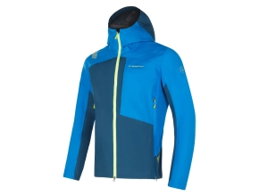 LA SPORTIVA Crizzle EVO Shell Jacket M - Storm Blue/Electric Blue