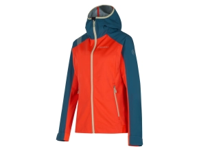 LA SPORTIVA Macnas Softshell Jacket W - Cherry Tomato/Storm Blue