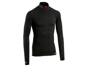 DAMART SPORT - T-Shirt Energy 3 Col Zip M - Noir