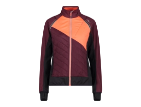 CMP Veste Hybride W - Antracite/RedFluo/Silver