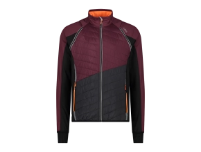 CMP Veste Hybride M - Antracite/Burgandy/FlaminoFluo/Silver