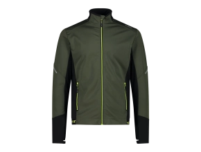 CMP Veste Hybride Light Softshell M - OilGreen/Nero/Acido/Silver