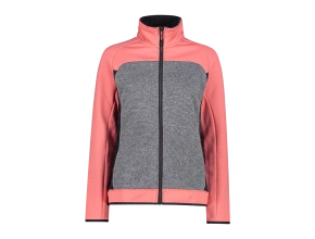CMP Jacket Hybrid Stretch Performance W - Pesca/DarkPesca/Antracite