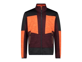 CMP Jacket Grid Tech M - Burgundy/FlamingoFluo/Antracite