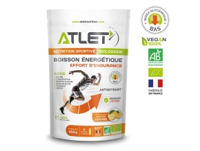 ATLET Boisson énergétique bio 450g - Agrumes 