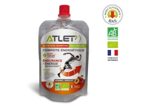 ATLET Compotes énergétiques bio 100g - Pomme / Abricot 