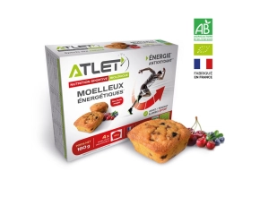 ATLET Moelleux énergétiques bio 4x40g - Fruits rouges 