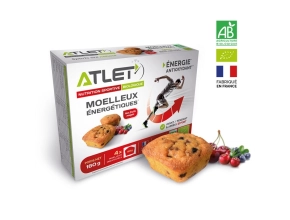 ATLET Moelleux énergétiques bio 4x40g - Fruits rouges