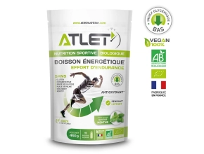 ATLET Boisson énergétique bio 450g - Menthe 