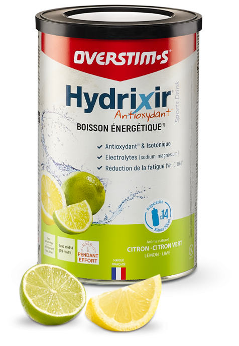 OVERSTIMS Boisson énergétique Hydrixir Antioxydant 600g - Saveur au choix