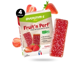 OVERSTIMS Pâtes de Fruits Bio - Fraise