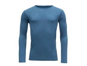 DEVOLD Breeze Merino 150 Shirt Man - Blue Melange