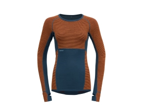 DEVOLD Tuvegga Merino Shirt Woman - Flame