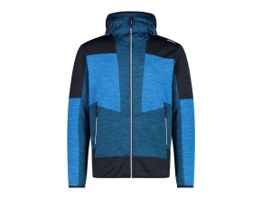 CMP Hoodie Grid Tech M - Petrol/River/B.Blue/B.Co