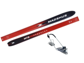 PACK MADHUS Ski Panorama M78 + Fixations Voile Norme 75 mm