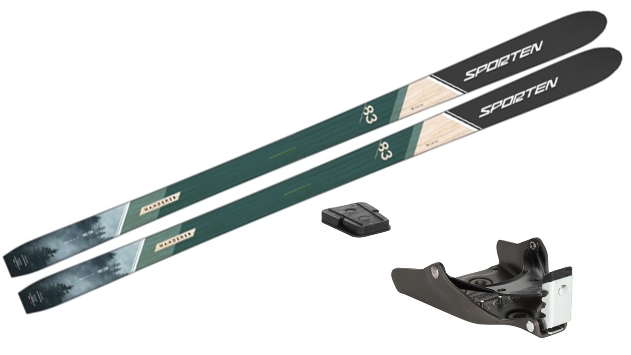 PACK SPORTEN Skis Wanderer Mge + Fixations Voile Norme 75 mm