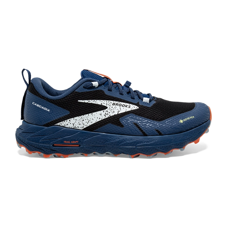 BROOKS Cascadia 17 GTX Black Blue Firecracker BROOKS Sport et Neige