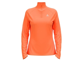 ODLO MidLayer 1/2 Zip Essential Ceramiwarm Woman - Live Wire