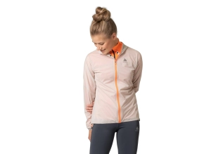 ODLO Jacket X-Alp PK waterproof Women - Silver Cloud / Live Wire