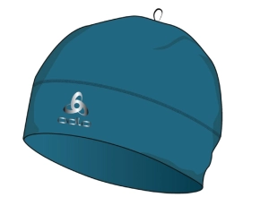 ODLO Bonnet Polyknit Warm Eco - Saxony Blue