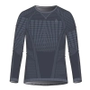 ODLO Top Crew Neck L/S Performance Warm Kids - India Ink/Folkstone Gray