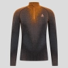 ODLO BlackComb Top turtle neck L/S Half Zip Men - Oriole