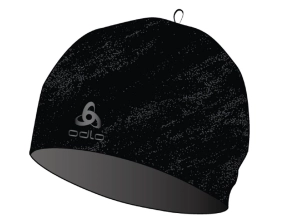 ODLO Bonnet Polyknit Warm Eco Reflective - Black