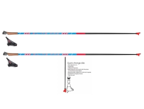 KV+ Bâton Elite Pro CLIP QCD Rollerski