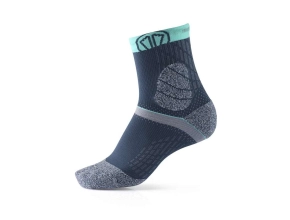 SIDAS Chaussettes Trail Protect - Gris/Turquoise