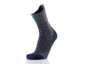 THERM-IC Chaussettes Trek Ultra Cool Lin Crew - Grey Navy