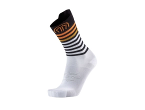 SIDAS Chaussettes Run Anatomic Light Crew - White/Black