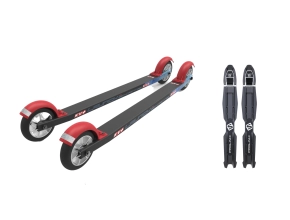 PACK KV+ Rollerski Alu SK Launch Pro 60cm + Fixations Prolink