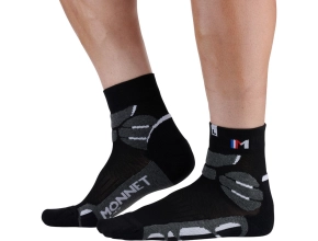 MONNET chaussettes Mid Expert - Noir/Blanc