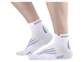 MONNET chaussettes Run X-Light - Gris/Blanc