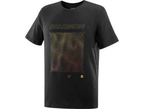 SALOMON t-shirt Graphic - Deep Black