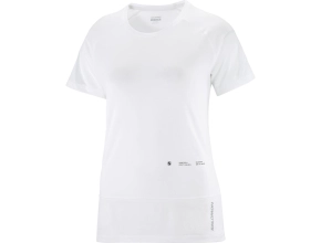 SALOMON T-shirt Cross Run Graphic femme - White
