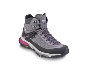 MEINDL Top Trail Mid Femme - Grau/Magenta