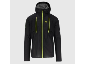 Karpos Lavaredo Rain Jacket - Black/Green Fluo