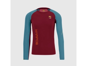 KARPOS Lavaredo Jersey LS - Pomegrenate/Lankspur