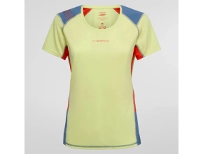 LA SPORTIVA t-shirt Pacer - CherryTomato/TropicBlue