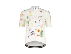 MALOJA maillot vélo YUKON Femme - Milk Multi